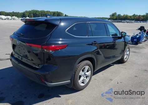 2021 Toyota Highlander Le из США, поврежденный, VIN 5TDBZRBHXMS540948